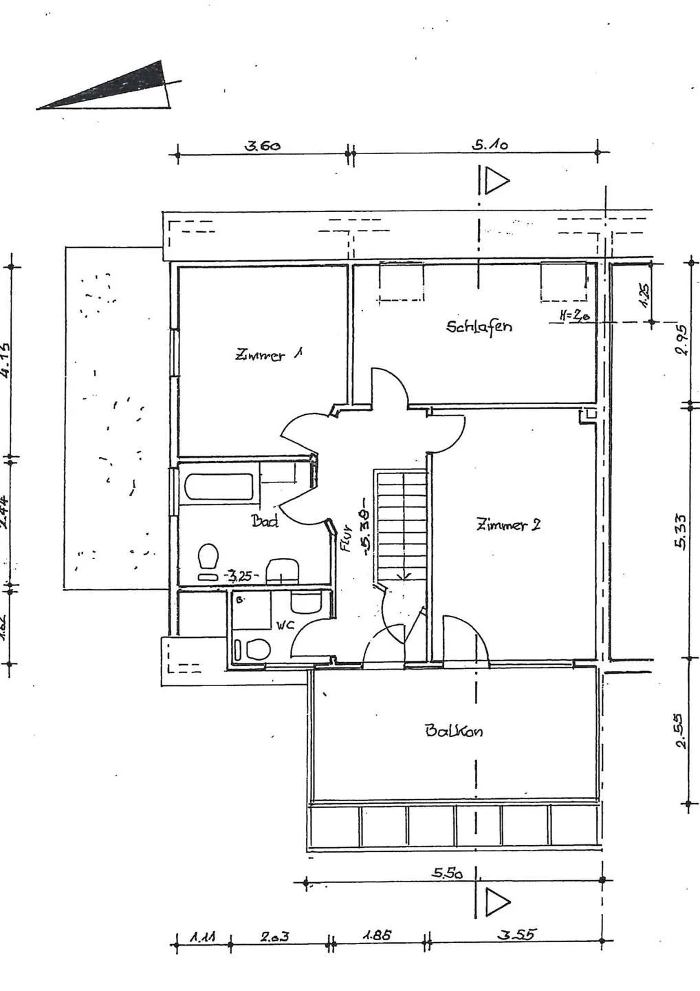 Grundriss Dachgeschoss