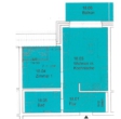 Grundriss - Moderne 2-Zimmerwohnung mit Einbauküche und Balkon!